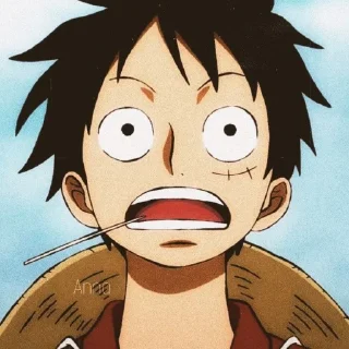 Стикер ༊*·˚ monkey D luffy @SEXXIESTANGEL - 3