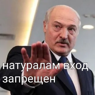 Sticker Лукашенко 🥴|| @gdzpohimii - 10