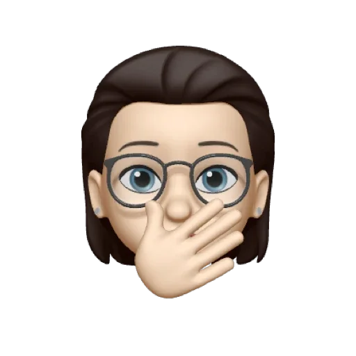 мультфильм очки лицо