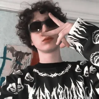 Sticker #юра авангард horny «🚬 by @lumicore_present - 11