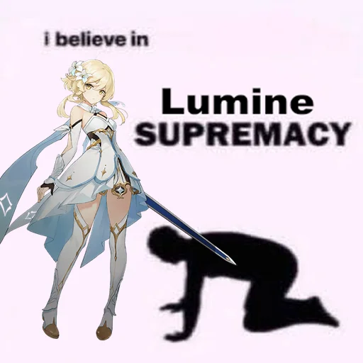 i believe in lumine supremacy - мультфильм