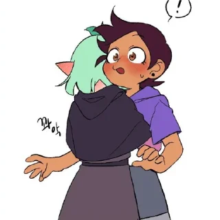 Стикер Луз и Эмити комфорт. - 0