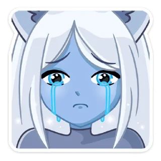 Стикер Лунная Мелани @TgSticker - 0