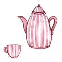 Стикер Tea and coffee - 6