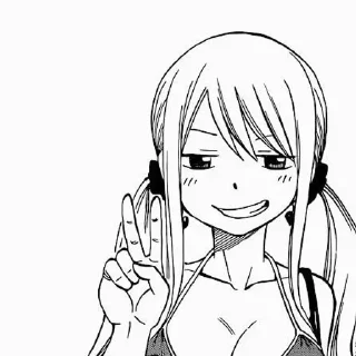 Стикер Lucy Heartflia @anime_sticks - 4