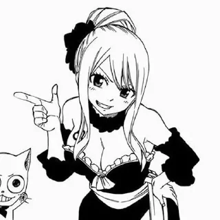 Стикер Lucy Heartflia @anime_sticks - 5