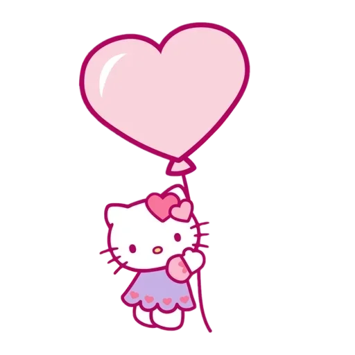 cartoon heart pink