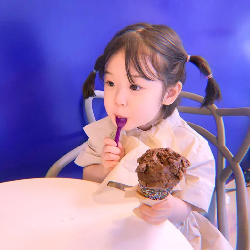 person dessert human face