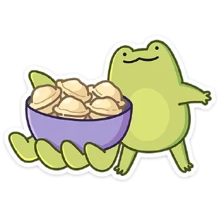 Стикер Лягушачий микс @anime4_arts - 1