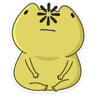 Стикер Лягушачий микс @anime4_arts - 8