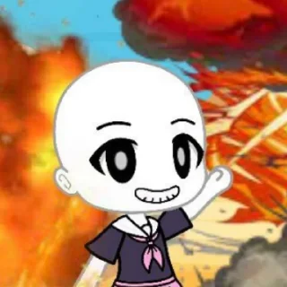 Стикер лысая мари легенда - 9