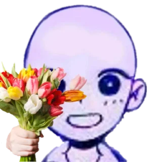 Стикер лысая мари легенда - 6