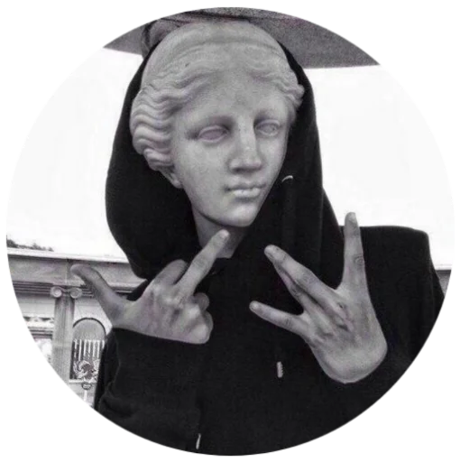 black and white human face person