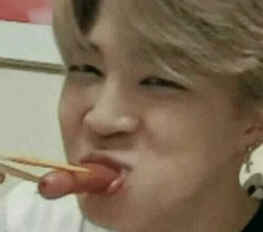 person human face chopsticks