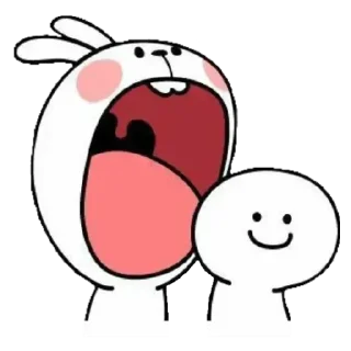 Стикер Бешеный заяц🐰 - 4