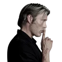 Sticker мадс миккельсен / ганнибал - 10