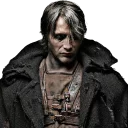 Sticker мадс миккельсен / ганнибал - 2