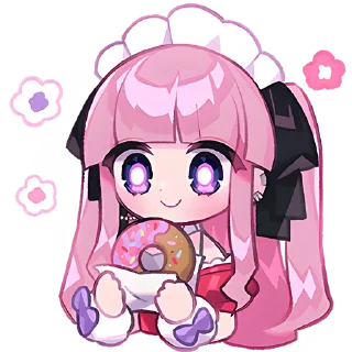 Sticker Моэру чан @Nyasticks - 2