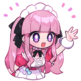 Sticker Моэру чан @Nyasticks - 1