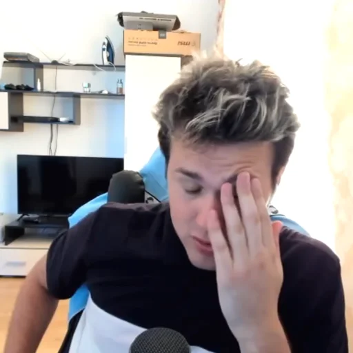 person indoor human face