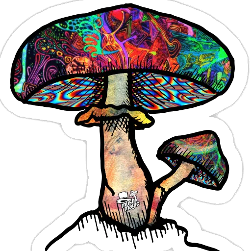Стикер magic51mushroom - 1
