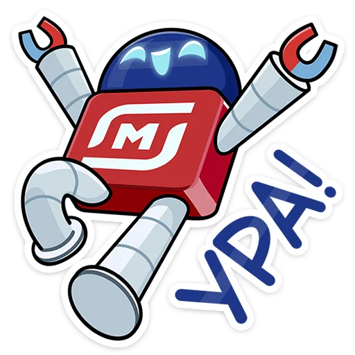 Стикер Робот М-3000 из Магнита @tgsticker - 4