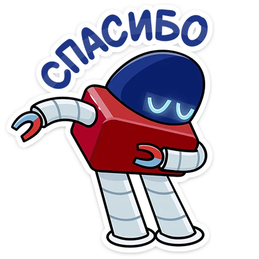 Стикер Робот М-3000 из Магнита @tgsticker - 3