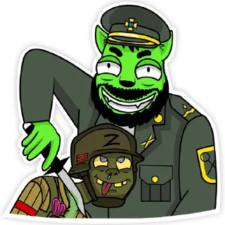 Sticker Майор Чорнобаєв - 9