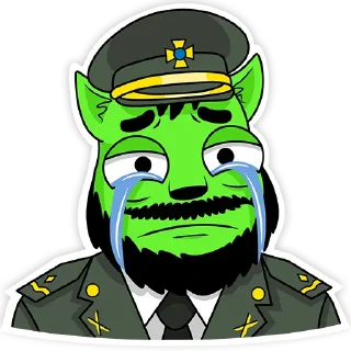 Sticker Майор Чорнобаєв - 8