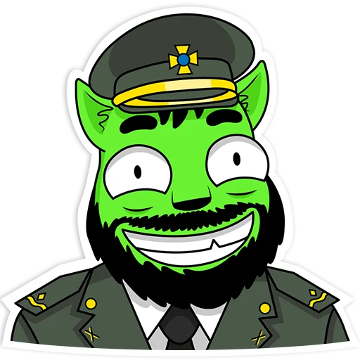 Sticker Майор Чорнобаєв - 3