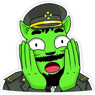 Sticker Майор Чорнобаєв - 7