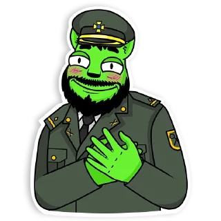 Sticker Майор Чорнобаєв - 6