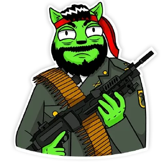 Sticker Майор Чорнобаєв - 2