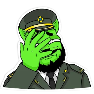 Sticker Майор Чорнобаєв - 5