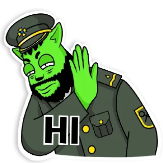 Sticker Майор Чорнобаєв - 10