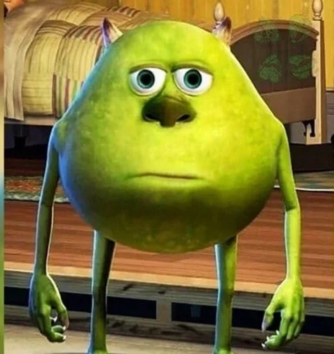 cartoon green indoor