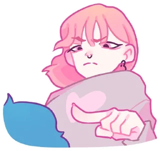 Sticker @tgstickers малиновый джем без надписей - 9