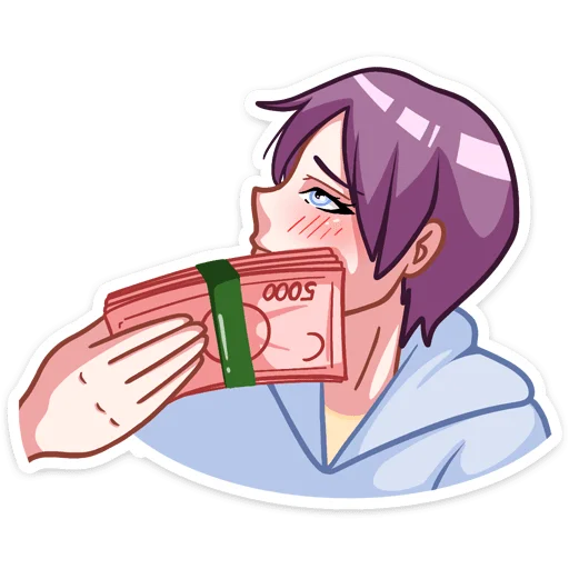 Стикер Мамору (@TgSticker) - 0