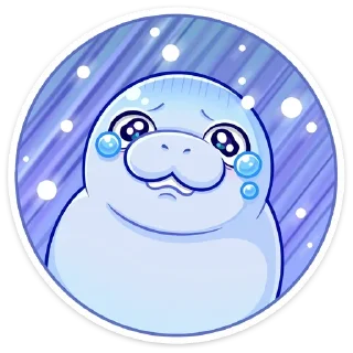 Sticker Ламантин :: @TgSticker - 4