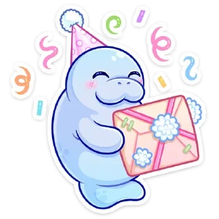 Sticker Ламантин :: @TgSticker - 6