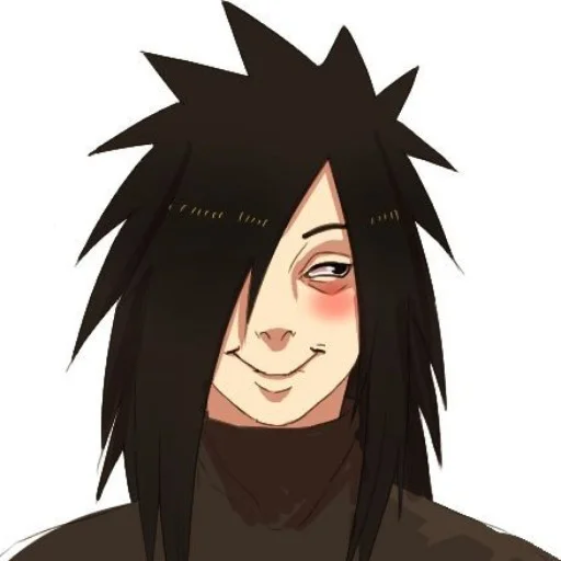 cartoon anime human face