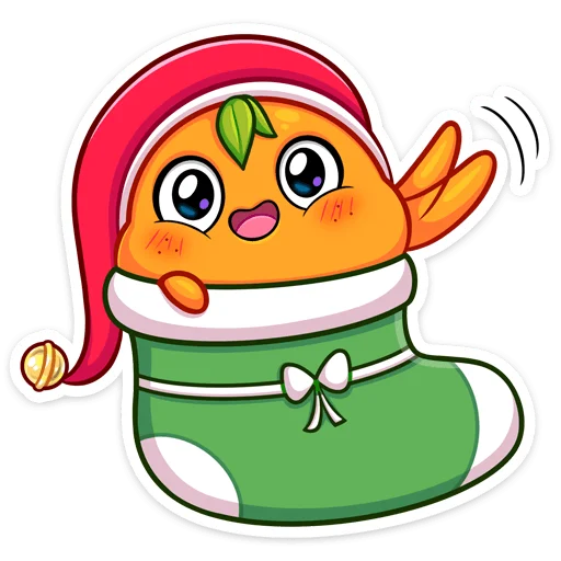 Sticker Мандаринка (@TgSticker) - 1