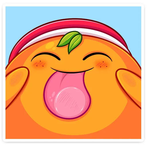 Sticker Мандаринка (@TgSticker) - 0