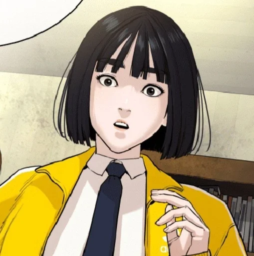 anime cartoon human face