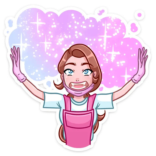 Sticker manicuristlenochka - 1