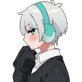 Sticker Мао и Мио @anime4_arts - 0