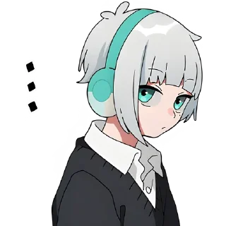 Sticker Мао и Мио @anime4_arts - 3