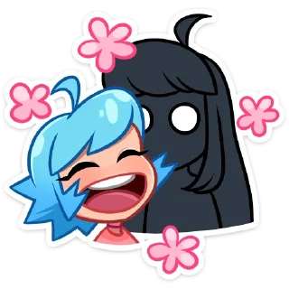 Sticker Марго и Ника :: @stickroom - 6