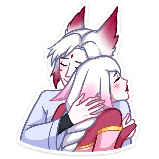 Sticker Мари и Хидэ (@TgSticker) - 4