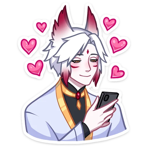 Sticker Мари и Хидэ (@TgSticker) - 2